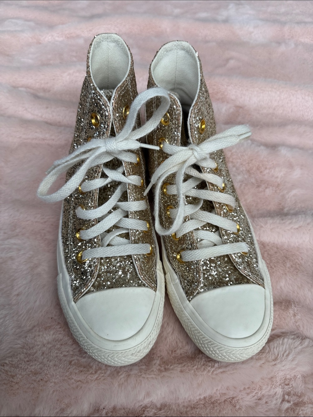 Converse Chuck Taylor High Top Gold Glitter
